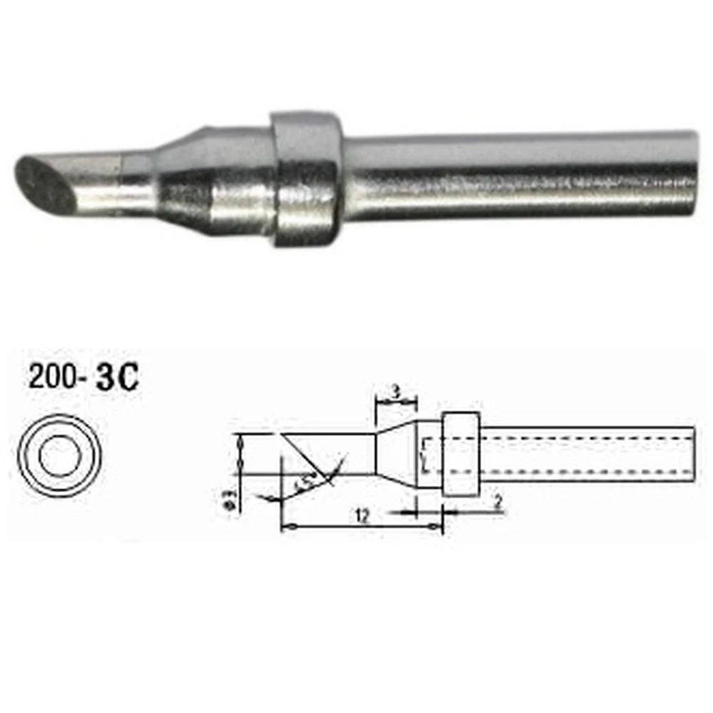 Punta de soldador Mlink S4 MOD 200-3C per a estacions de soldadura