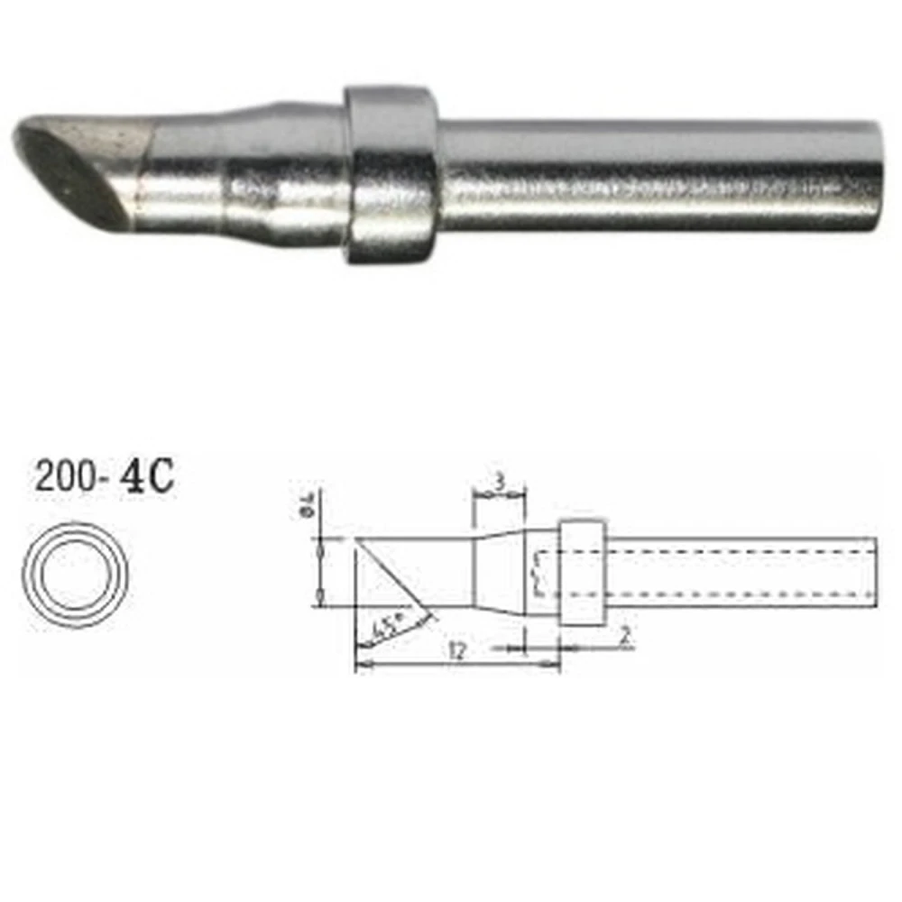 Recanvi punta soldador Mlink S4 MOD 200-4C compatible amb Quick 203h i Atten at150d