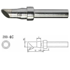 Recanvi punta soldador Mlink S4 MOD 200-4C compatible amb Quick 203h i Atten at150d