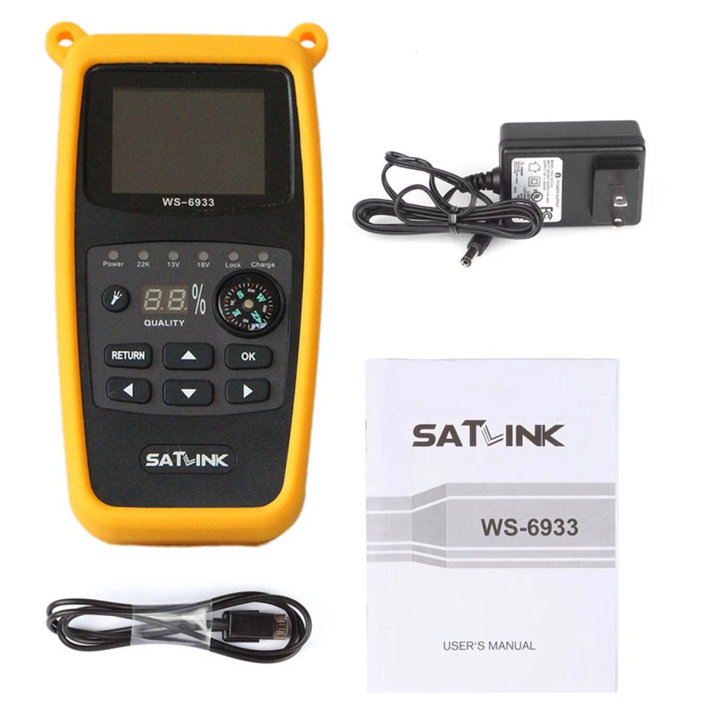 Uso del Satlink WS-6933 para configuración de antena parabólica en exteriores