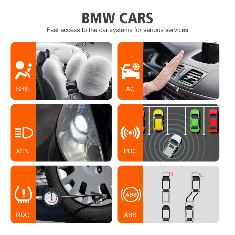 Scanner de diagnòstic BMW Konnwei KW480 - OBD2 per a BMW