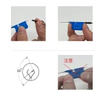 SDK08 clips de prova per a microxip - pack de 10 unitats
