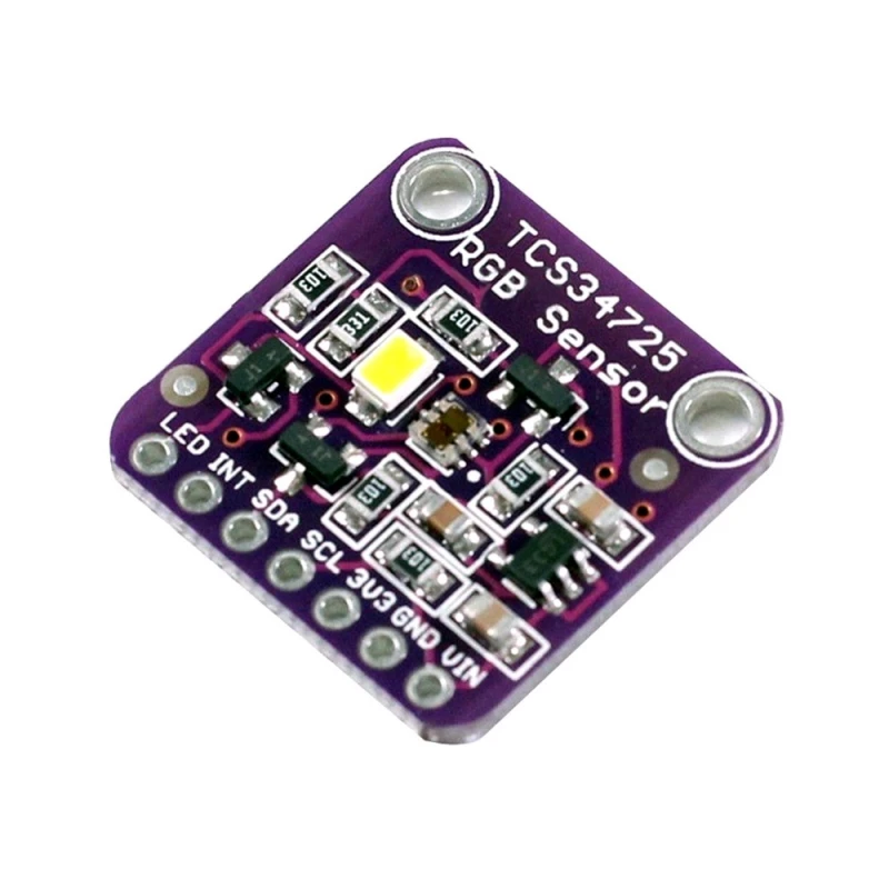 Sensor de color RGB TCS34725 per a Arduino amb filtre IR i LED blanc
