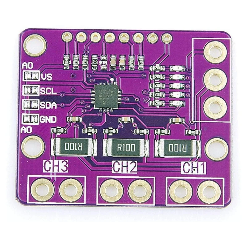 Sensor INA3221 Arduino per a monitor de tensió i corrent de tres canals