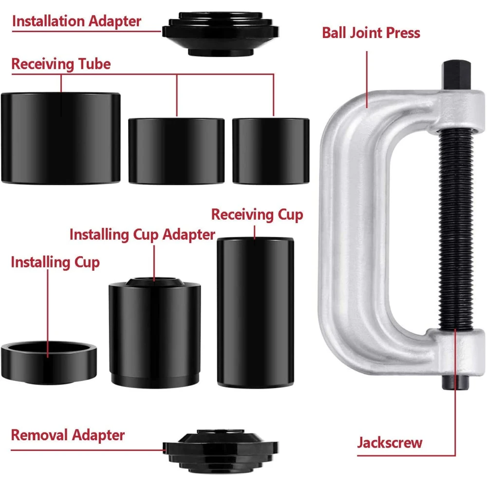 Set 10pc extractor i instal·lador de ròtules i silentblocks 4x4 per a vehicles tot terreny