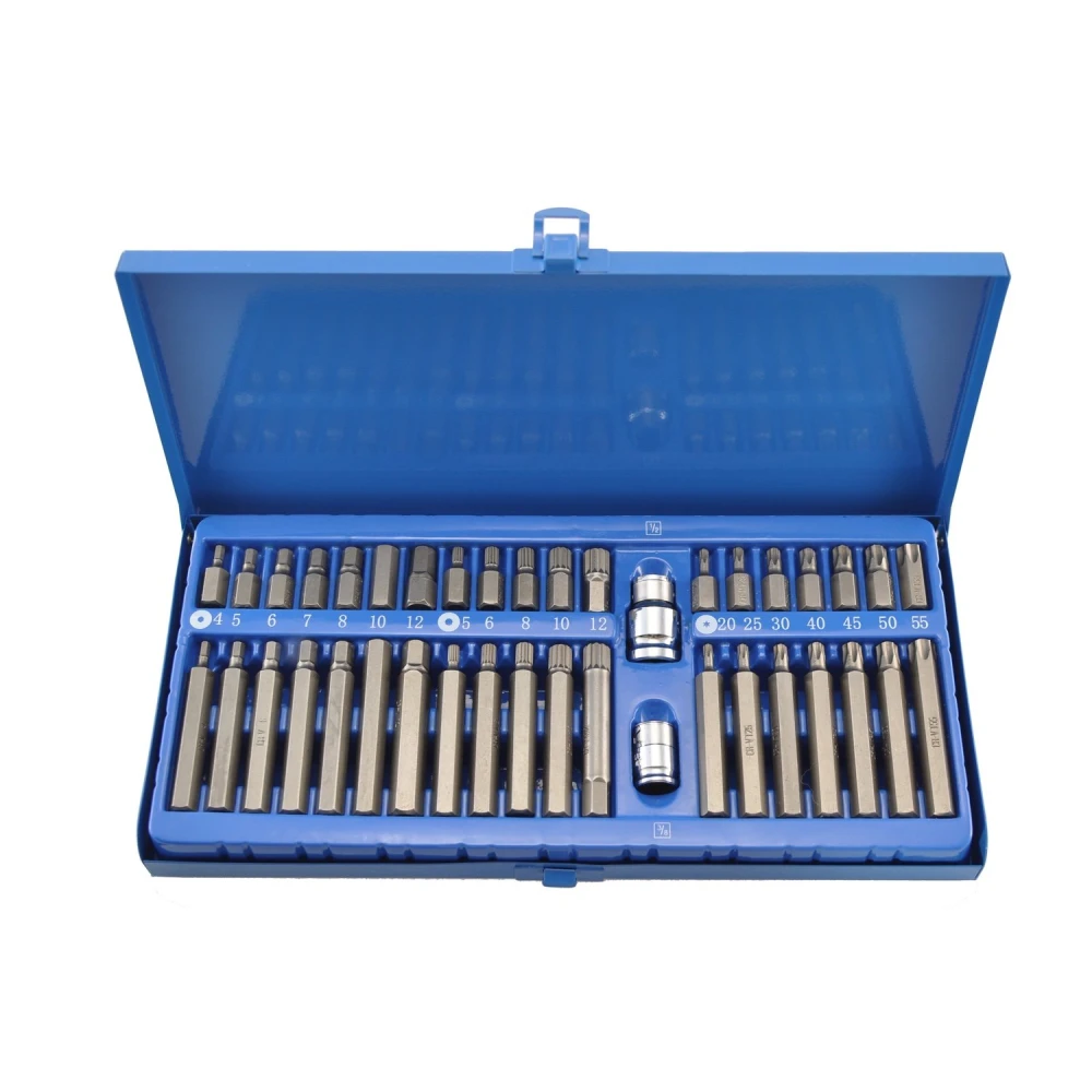 Set 40pc broques Torx per a cargols hex Bit 1/2'' 3/8'' per a cotxe