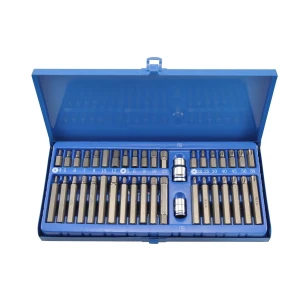 TSX TOOL Set 40pc broques Torx per a cargols hex Bit 1/2'' 3/8'' per a cotxe