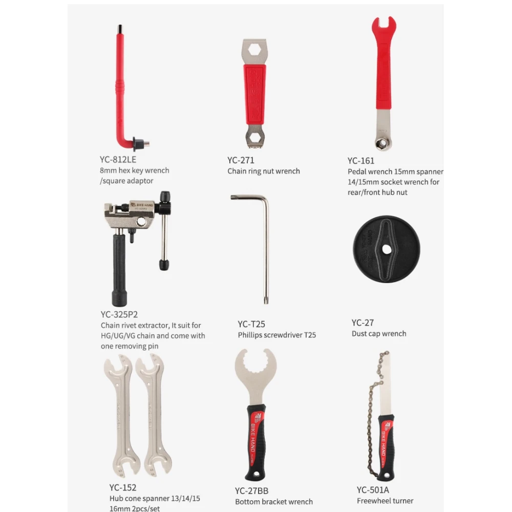 Set d'eines per a bicicleta 18 en 1 Bikehand