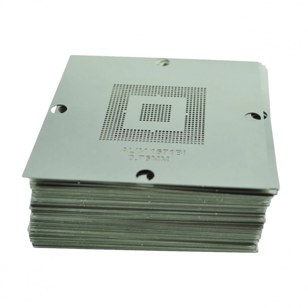 Set de plantilles universals per a reballing MK-10 kit dual - 100 stencils