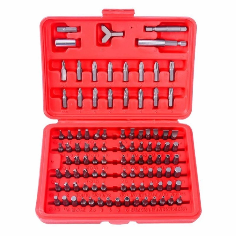 Set de puntes tornavís magnètic 100 peces TSX TOOL - Kit Hexagonal i Torx