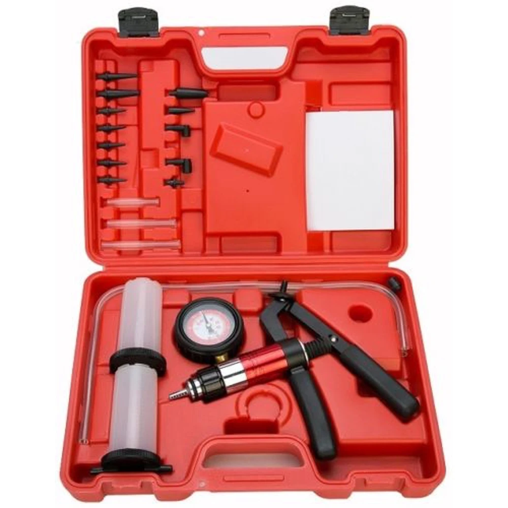 Set vacuòmetre purgador de frens comprovador de pressió i buit TSX TOOL