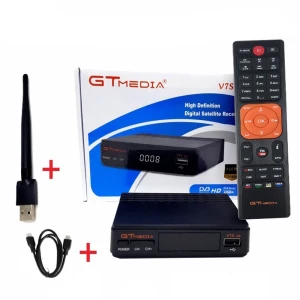 Openbox Sintonizador satélite GTMEDIA Freesat V7S HD con USB WiFi incluido