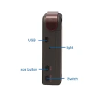 Dispositivo localizador GPS TK102B compacto y fácil de ocultar