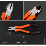 SK-516 173mm Alicates de tall diagonal de gran potència TSX TOOL