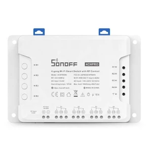Sonoff 4ch Pro R3 interruptor WiFi 4 canals per a domòtica compatible amb Alexa i Google Home