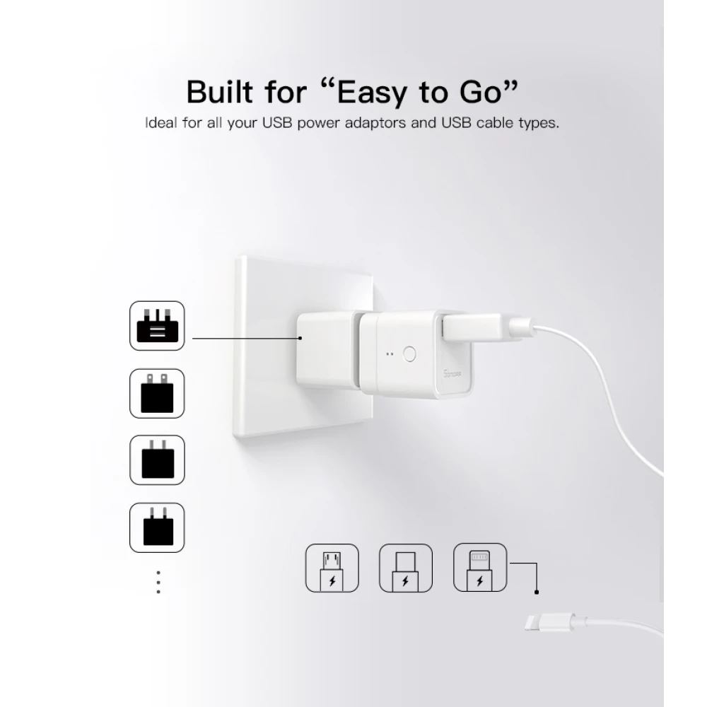 SONOFF Micro adaptador USB WiFi intel·ligent per a control remot i automatització