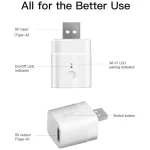 SONOFF Micro adaptador USB WiFi intel·ligent per a control remot i automatització