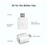 SONOFF Micro adaptador USB WiFi intel·ligent per a control remot i automatització