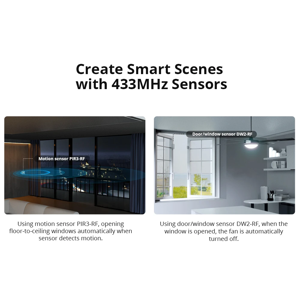 Sonoff RF Bridge R2 433MHz WiFi - pont entre comandaments
