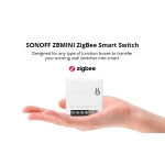 SONOFF ZBMINI ZigBee Interruptor Intel·ligent Mini per a Control de Llum 2 Vies