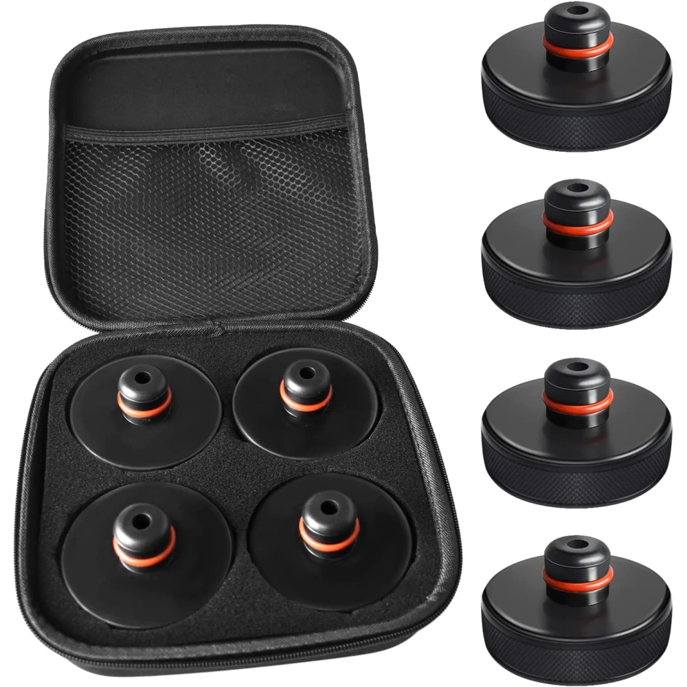 Taco de goma per aixecar vehicles Tesla Model 3/S/X/Y amb estoig i 4 discos