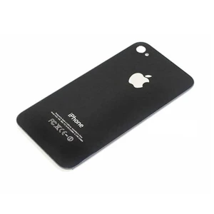 Tapa posterior de vidre iPhone 4 negre per a reparació i recanvi original
