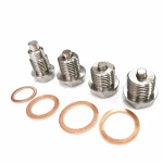 Tap de Drenatge d'Oli Magnètic Acer Inoxidable M12 x 1,25 amb Arandela - Càrter Cotxe Moto