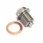 Tap de Drenatge d'Oli Magnètic Acer Inoxidable M12 x 1,25 amb Arandela - Càrter Cotxe Moto