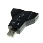 Targeta de so USB dual amb 2 sortides i 2 entrades d'àudio