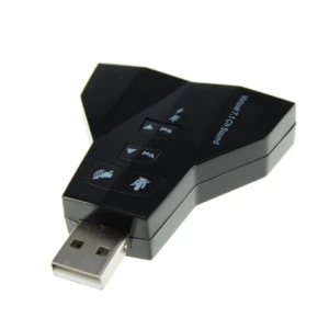 satkit Targeta de so USB dual amb 2 sortides i 2 entrades d'àudio