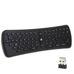 Teclat sense fil air mouse T6 per a Android TV amb control remot 3 en 1