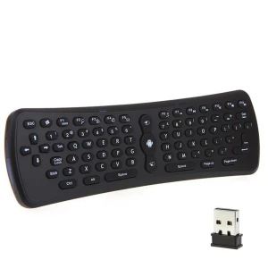 Teclat sense fil air mouse T6 per a Android TV amb control remot 3 en 1
