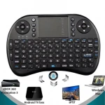 Teclat sense fil amb trackpad per a Android TV model T2 per a mini PC i media center