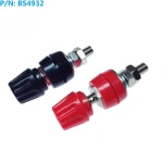 Terminals femella 4mm vermell negre 60v 50a pack 2 Amass per a panell