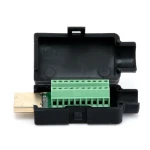 Terminals de desconnexió d’endoll HDMI 19P connector mascle sense soldadura amb kit negre