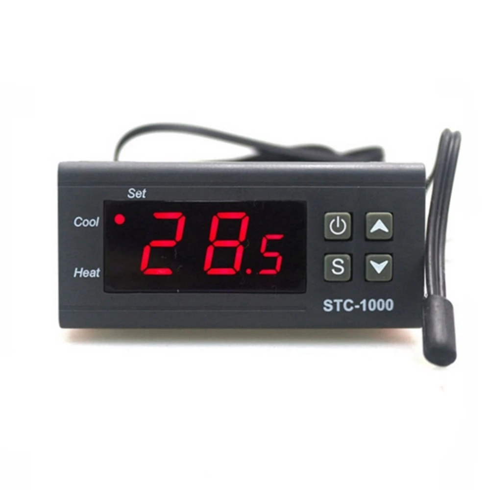 Termòstat digital 220V STC-1000 amb control de fred i calor per a incubadores i aquaris