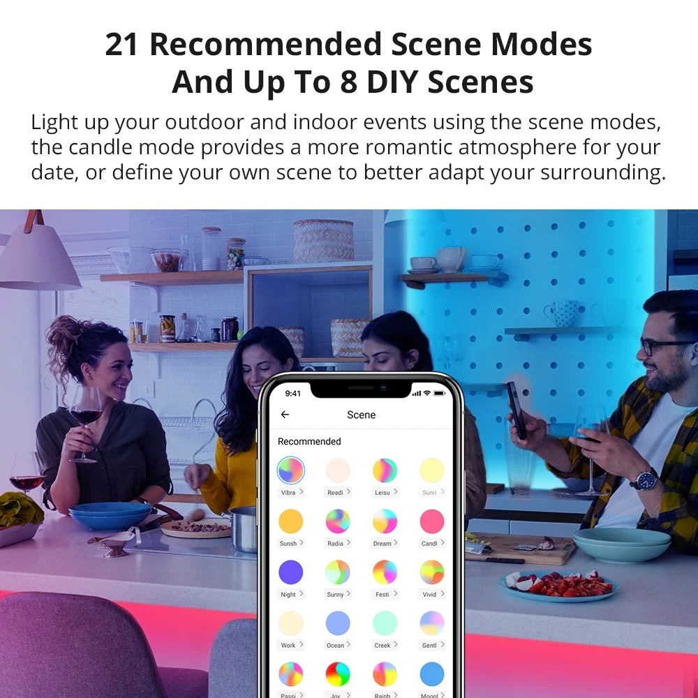 Tira LED intel·ligent WiFi SONOFF L2 Lite 5 metres amb comandament i app