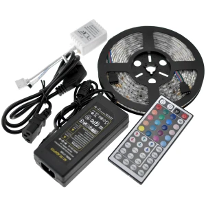 YourLed Tira LED RGB 5m 300 LED SMD 5050 amb comandament 44 tecles i adaptador 12V
