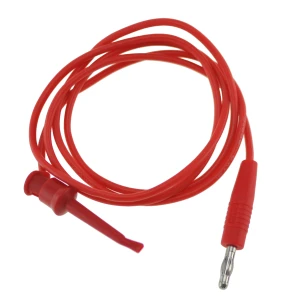 Tl22080 Cable de prova amb ganxo i banana 1 metre 16AWG roig Satkit
