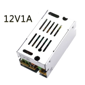 Transformador 12V 1A amb regulació de voltatge i carcassa metàl·lica YourLed