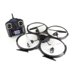 U818A quadcòpter amb càmera HD, 2,4GHz, 4 canals i giroscopi integrat