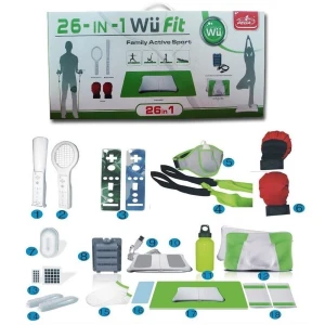 Wii Fit 26 en 1 Family Active Sports Pack - kit complet d'accessoris per a Wii Fit