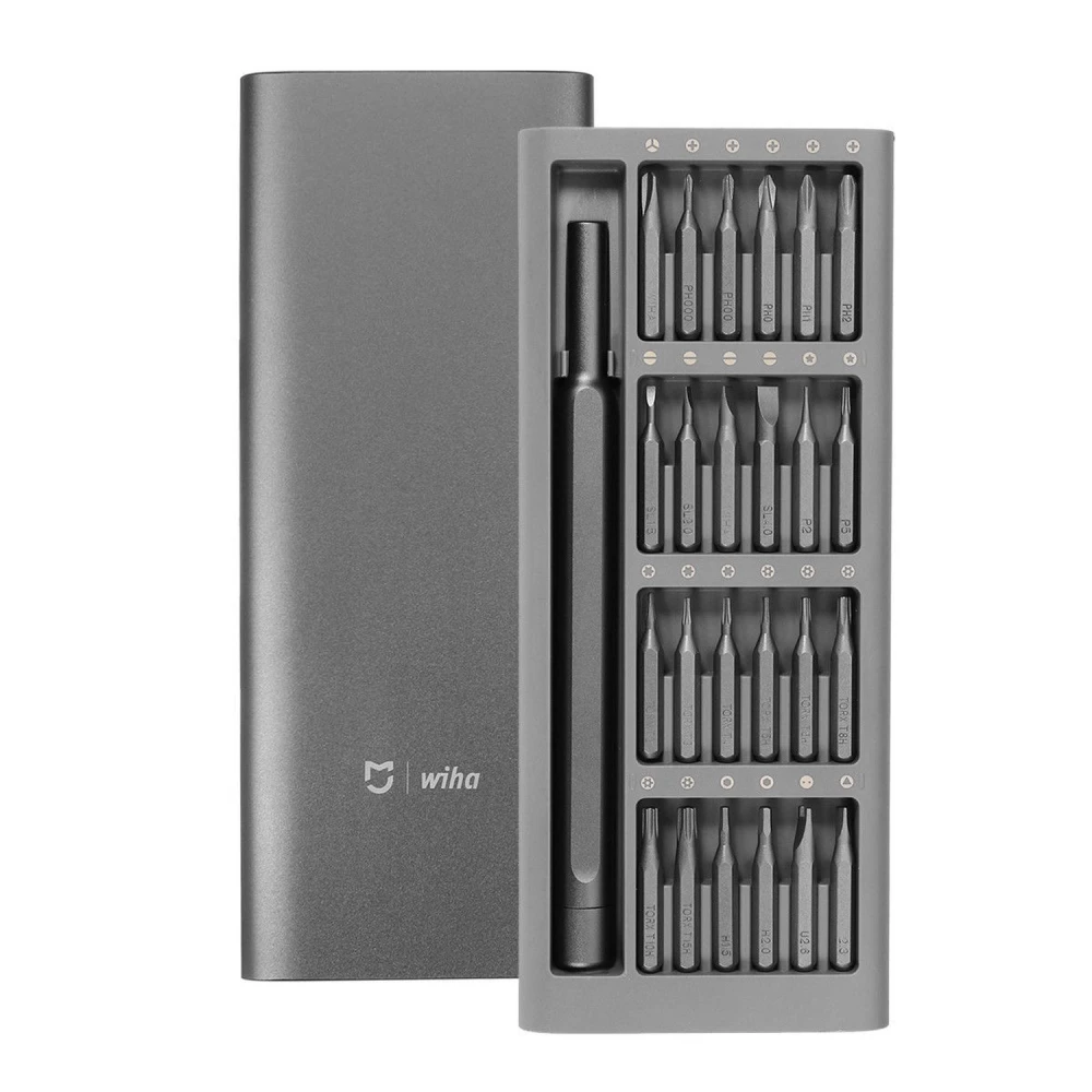 Xiaomi Mijia Wiha 24 en 1 Juego de Destornilladores Multiusos de Precisión Acero S2