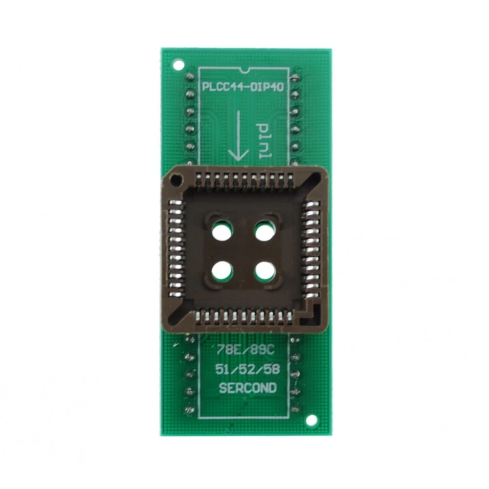 Zòcal programador PLCC44 a DIP40 compatible amb programadors satkit