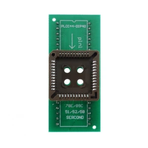 satkit Zòcal programador PLCC44 a DIP40 compatible amb programadors satkit