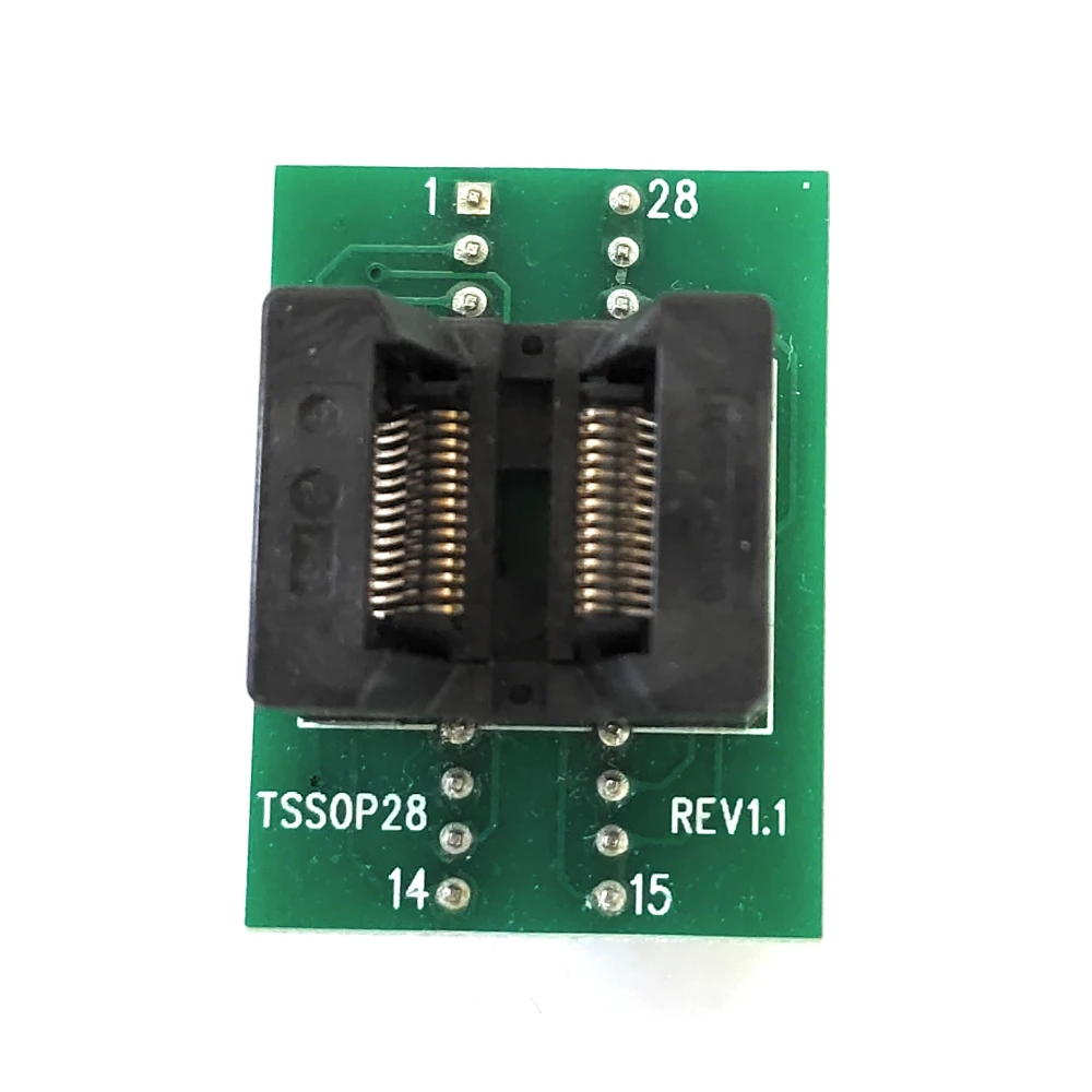 Zòcal programador TSOP28 a DIP28 amb fàcil inserció per a programadors satkit